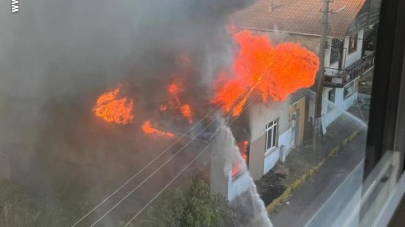 Gölcük Kavaklı’da korkutan yangın