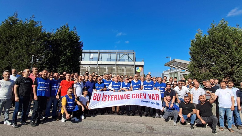 İşveren Sendika anlaşamadı, fabrikada grev başladı