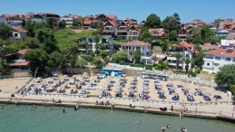Kocaeli’nin mavi bayraklı plajları tatilcileri bekliyor
