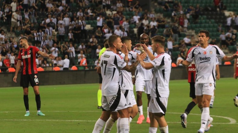 Beşiktaş Kocaeli’nde Gençlerbirliği’ni 2-0 mağlup etti