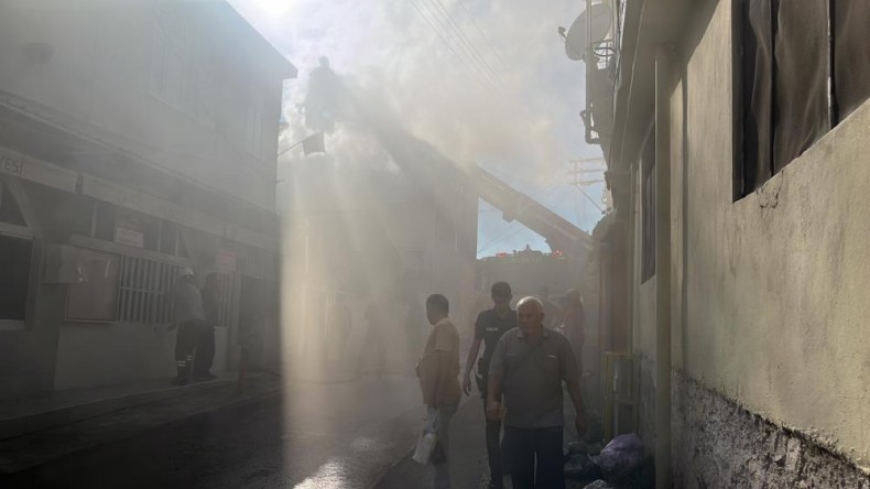 Müftülüğe bağlı kurs binasında yangın