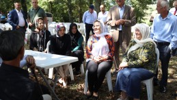 Hürriyet, Bağlıca köyü sakinleriyle buluştu