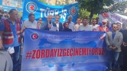 TÜRK İŞ eylem yaptı: ‘Halkın dayanacak gücü kalmadı’