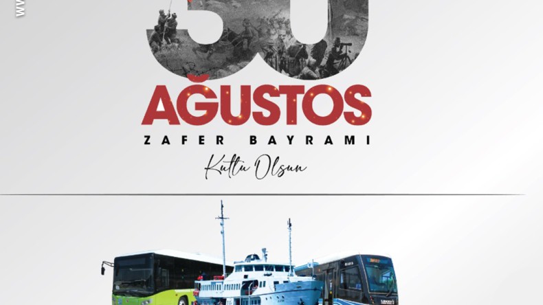 30 Ağustos Zafer Bayramı’nda ücretsiz ulaşım