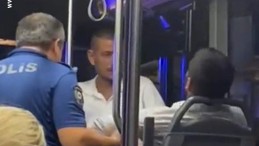 Otobüste sızan genci polis böyle uyandırdı