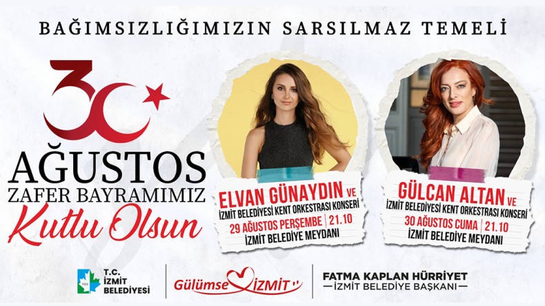 İzmit’te 30 Ağustos büyük bir coşkuyla kutlanacak: İşte etkinlikler…