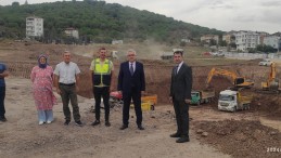 İl Sağlık Müdürü Pehlevan sahada: Körfez’de hastane ek bina inşaatını inceledi