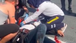 Feci kaza: Motosikletten savruldular