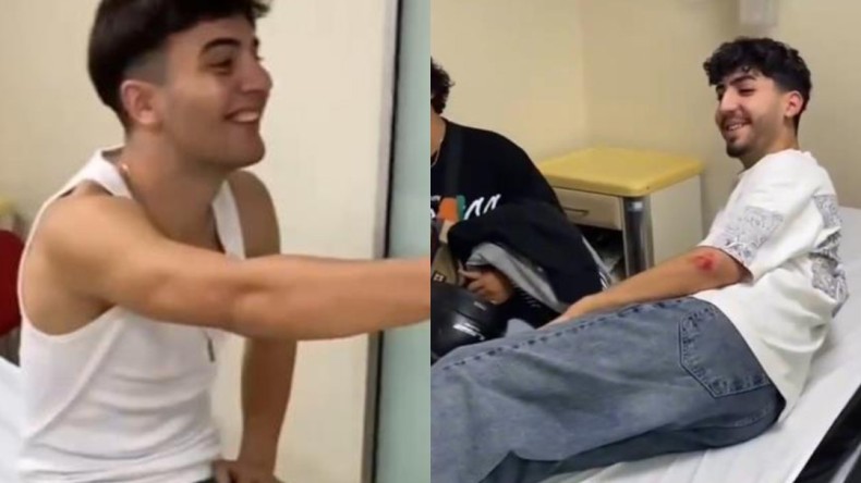 Kazada ölümden döndüler, hastanede güldüler