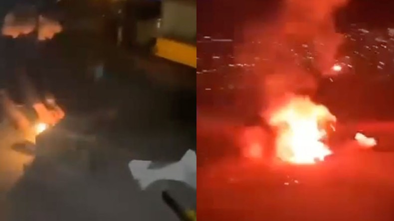 Havai fişek patlatmak isterken facia yaşanacaktı…