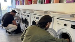 Üniversite öğrencilerinin çamaşır yıkama derdine son