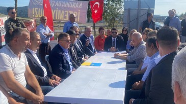 Kandıra’da çöp tesisine karşı eylem: İYİ Parti heyetinden destek