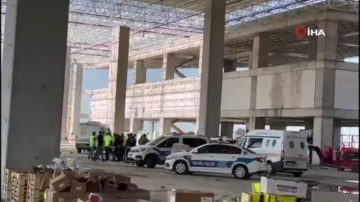 14 metre yükseklikten düşen çatı ustası can verdi