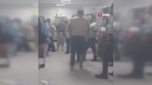 Hastanede olay: Ortalık bir anda karıştı