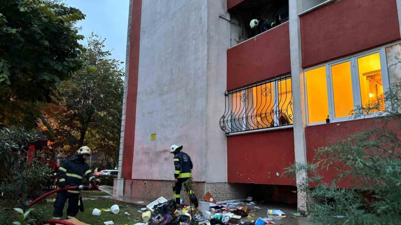 İzmit Yahya Kaptan’da itfaiye ekipleri faciayı önledi