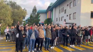 Fabrikada işçi eylemi: Sosyal medyada büyük yankı uyandırdı