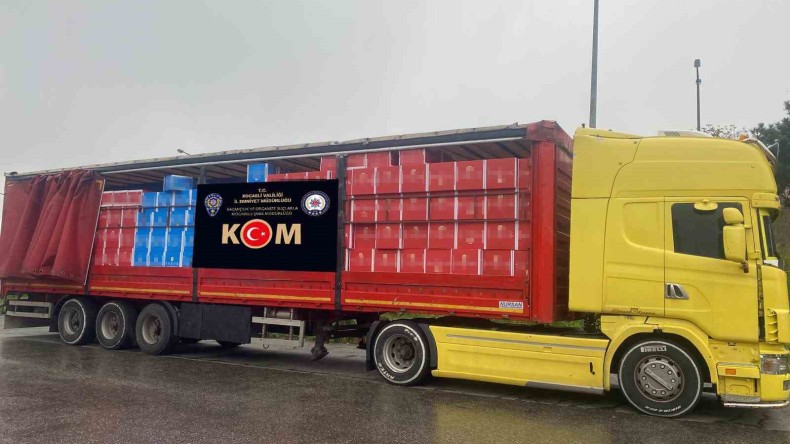 Durdurulan TIR’da ele geçirildi