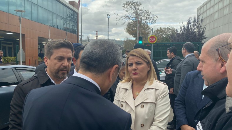 Başkan Hürriyet’ten patlamada yaralanan işçilere ziyaret