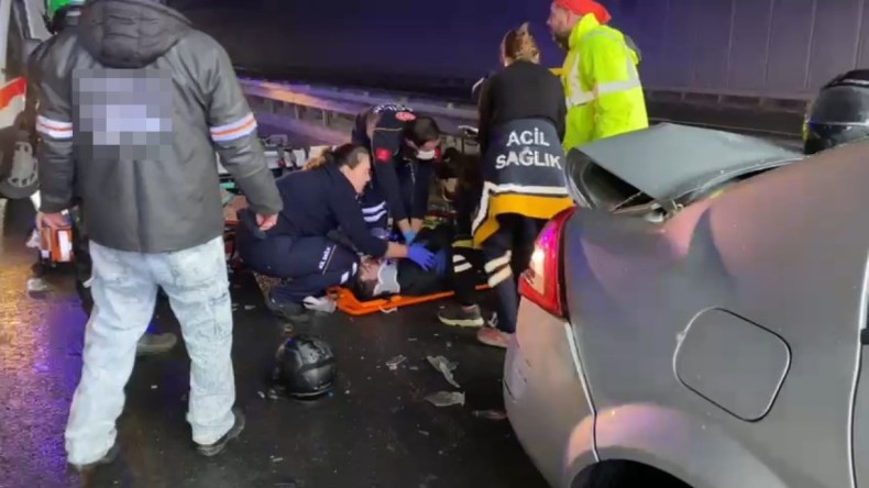 Kocaeli’de peş peşe kazalar: Ağır yaralı var