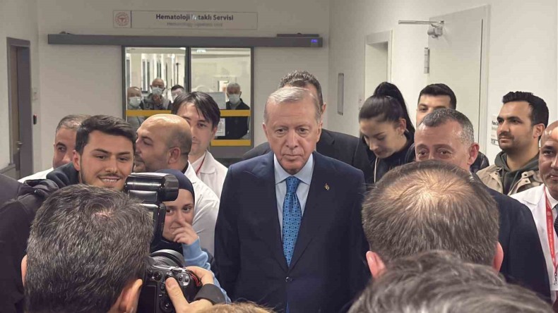 Cumhurbaşkanı Erdoğan, Kocaeli Şehir Hastanesi’ni ziyaret etti