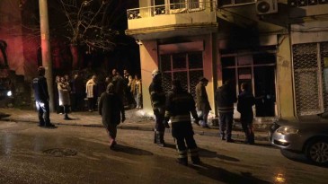 İzmit’te iş yerinde korkutan yangın