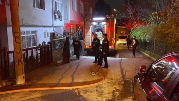 Açık unutulan aspiratör yangına neden oldu