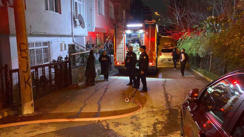 Açık unutulan aspiratör yangına neden oldu