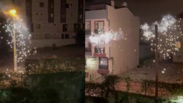 Elektrik telleri havai fişek gibi patladı, yürekler ağza geldi