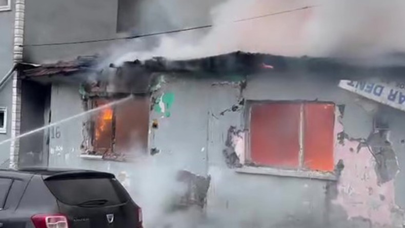 5 gün önce boşaltılmıştı; Gecekondu alevlere teslim oldu