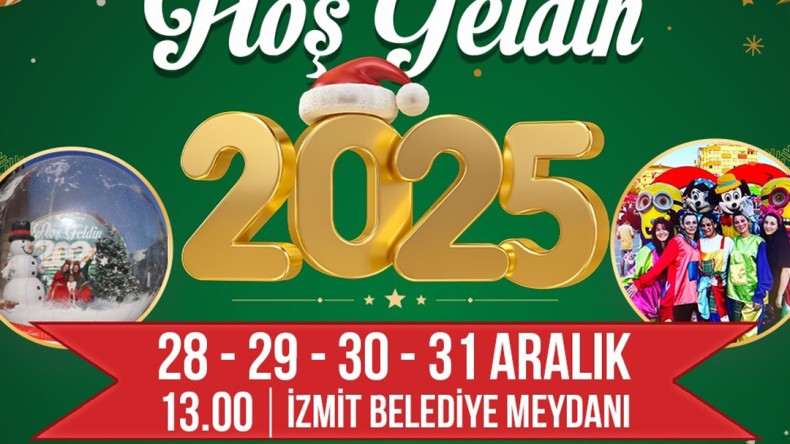 İzmit Belediyesi’nden 4 gün boyunca coşkulu yılbaşı kutlaması