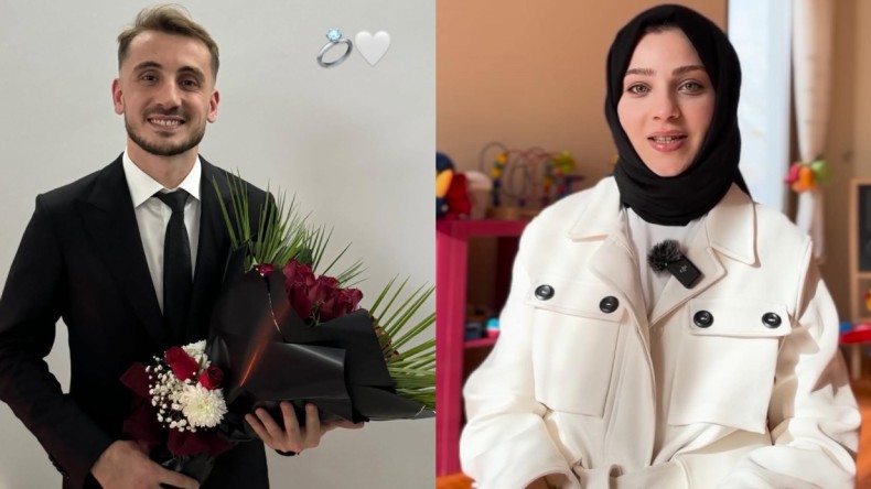 Kerem Aktürkoğlu Kocaeli’de söz yüzüğü taktı