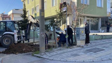 Kocaeli’de altyapı çalışması sırasında doğal gaz borusu delindi