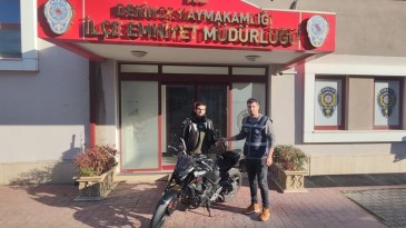 Derince’de çalınan motosiklet İstanbul’da bulundu
