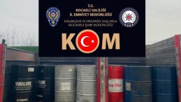 TEM İzmit geçişinde 2 ton 550 litre kaçak akaryakıt ele geçirildi