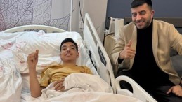 Tribünden düşen 17 yaşındaki Efe’den sevenlerine selam var