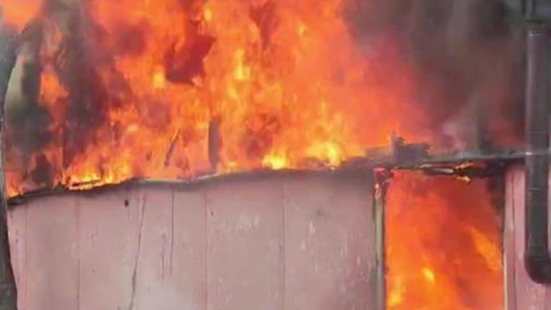 Başiskele’de korkunç yangın: Eşyalar küle döndü