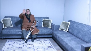 Ayşe Teyze’nin hem evi hem gönlü ısındı