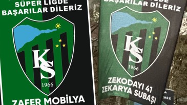 Kanlıbağ’da ‘Subaşı’ kardeşlerin Kocaelispor bayrakları dalgalanıyor
