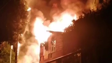 Alkollü olduğu iddia edilen şahıs bayram günü evini ateşe verdi