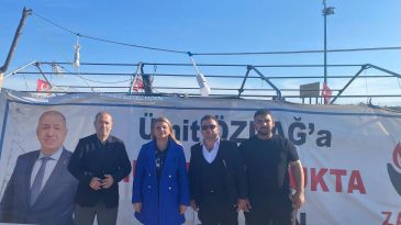 Ekrem İmamoğlu’na ziyaret, Zafer Otağı’na destek