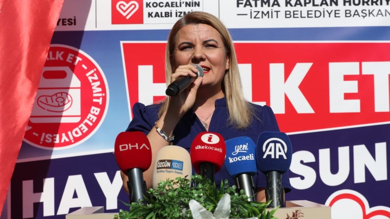 Halk Et şubesi açılışında Fatma Başkan’dan bir müjde daha