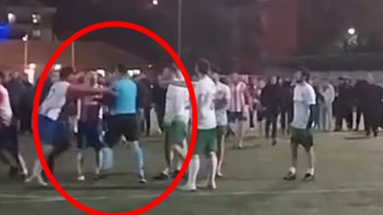 Kandıra Belediyesi’nin düzenlediği turnuvada hakem öldüresiye darp edildi