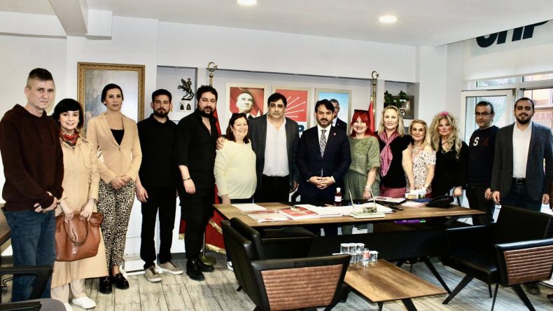 İKM Başkanı Murat Öztürk ve yönetiminden Gökhan Ercan’a ziyaret