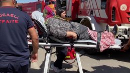 Başiskele’de apartmanda yangın: Yaşlı kadın fenalık geçirdi