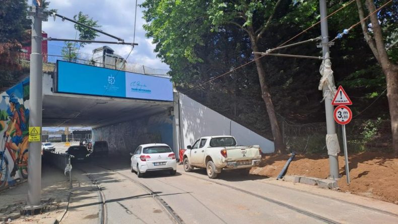 Alikahya Stadyum Tramvay Hattı çalışmalarında son durum…