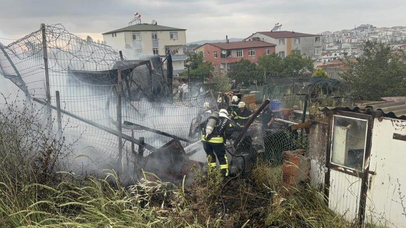Korkunç yangın: Ev küle döndü