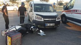Kocaeli’de kaza: Motosiklet sürücüsü ağır yaralandı