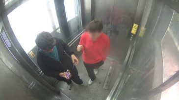 Büyükşehir Belediyesi’nin inşa ettiği asansöre tekme ile zarar verdiler