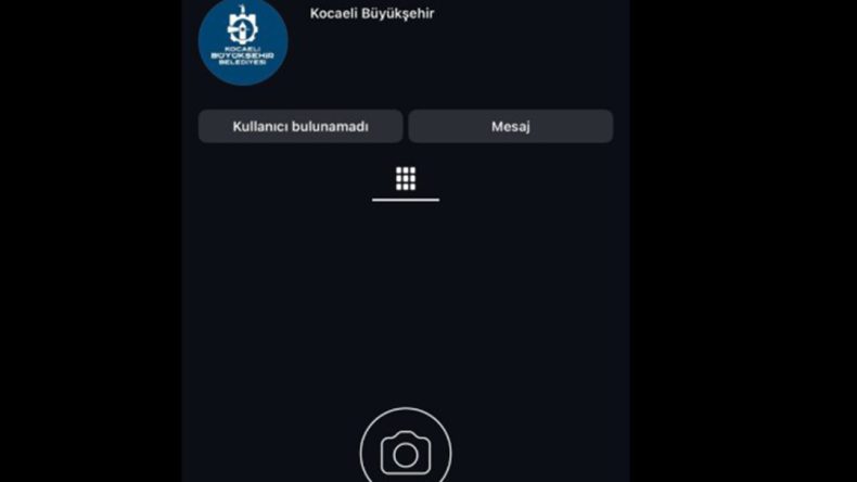 Kocaeli Büyükşehir Belediyesi’nin Instagram hesabı askıya alındı