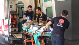 Serinlemek için girdiği denizde boğulma tehlikesi geçirdi